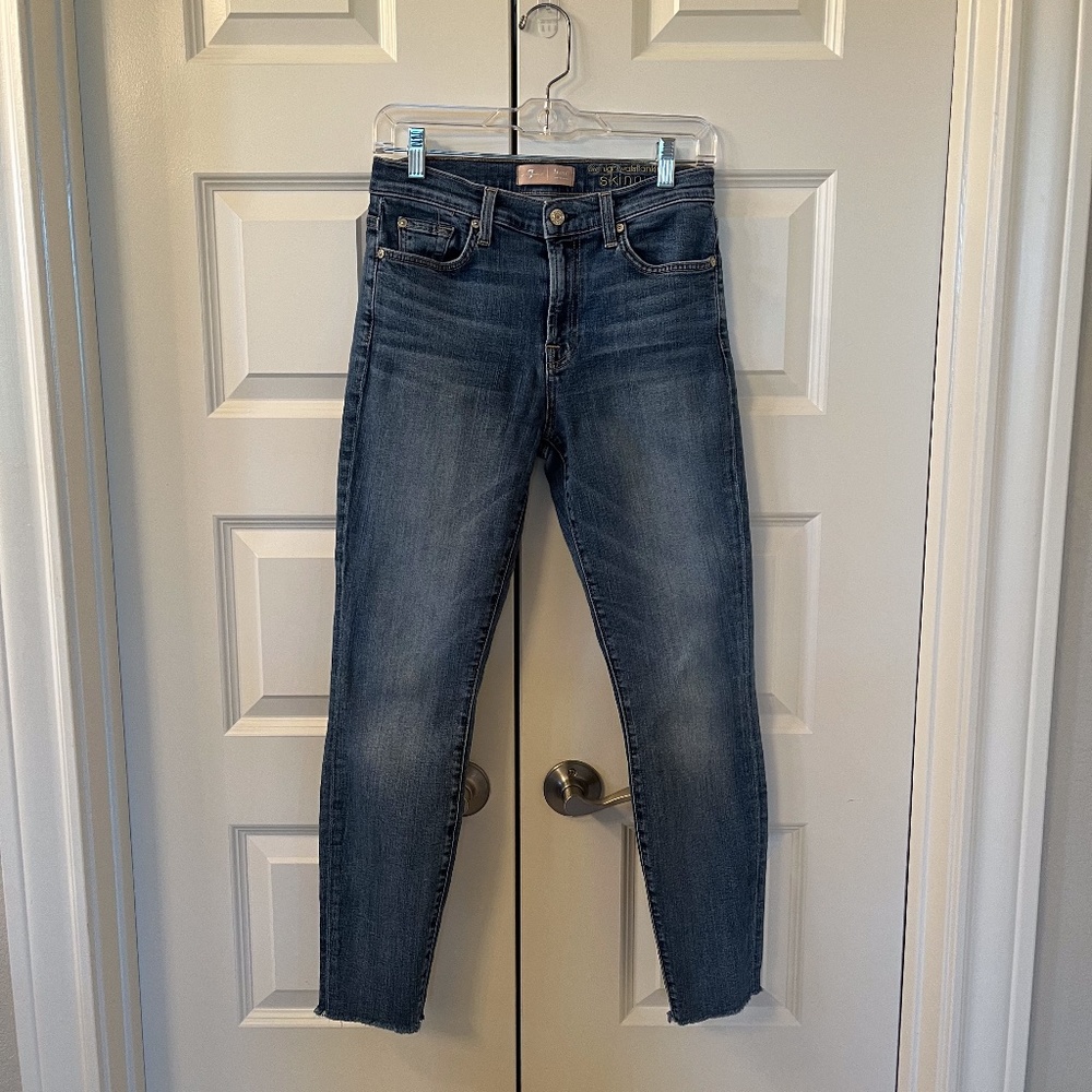 7 For All Mankind b (air) High Waisted Jean  Size 28